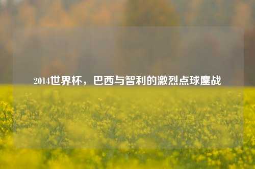 2014世界杯，巴西与智利的激烈点球鏖战