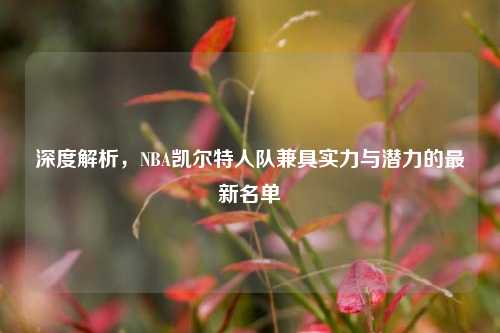 深度解析，NBA凯尔特人队兼具实力与潜力的最新名单