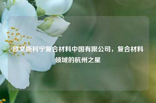 欧文斯科宁复合材料中国有限公司，复合材料领域的杭州之星