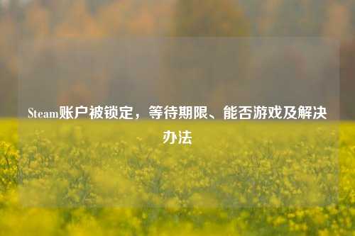Steam账户被锁定，等待期限、能否游戏及解决办法