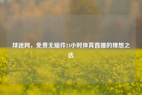 球迷网,免费无插件24小时体育直播的理想之选