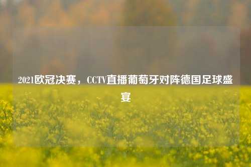 2021欧冠决赛,CCTV直播葡萄牙对阵德国足球盛宴