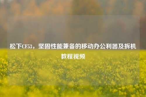 松下CF53,坚固性能兼备的移动办公利器及拆机教程视频