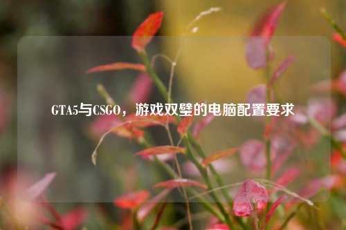 GTA5与CSGO，游戏双璧的电脑配置要求