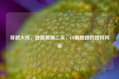 穿越火线,跳跳疯第二关,CF疯跳跳的独特风采