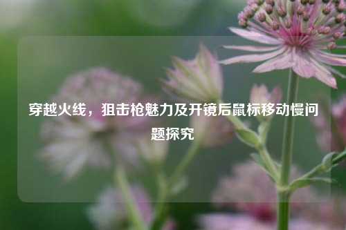 穿越火线，狙击枪魅力及开镜后鼠标移动慢问题探究