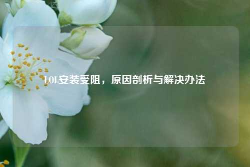 LOL安装受阻，原因剖析与解决办法