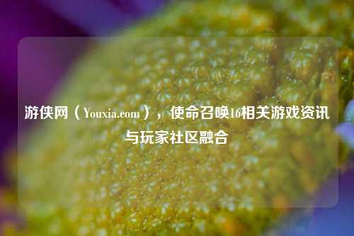 游侠网（Youxia.com），使命召唤16相关游戏资讯与玩家社区融合