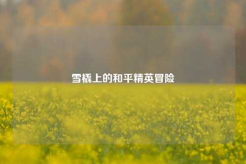 雪橇上的和平精英冒险