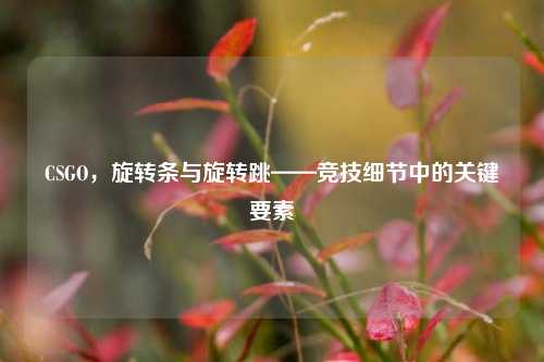 CSGO，旋转条与旋转跳——竞技细节中的关键要素