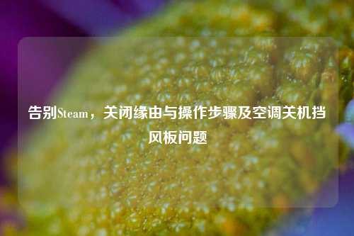 告别Steam,关闭缘由与操作步骤及空调关机挡风板问题