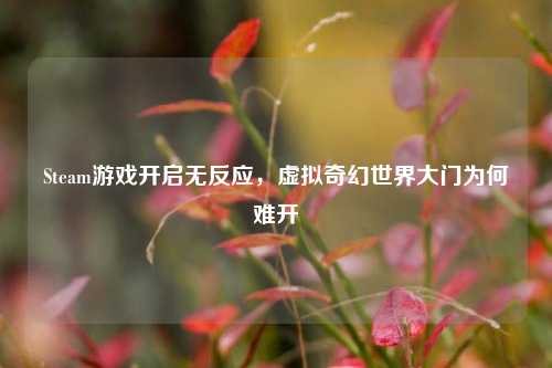 Steam游戏开启无反应,虚拟奇幻世界大门为何难开