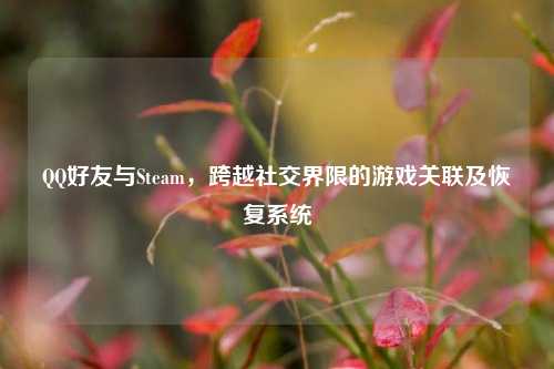 QQ好友与Steam，跨越社交界限的游戏关联及恢复系统