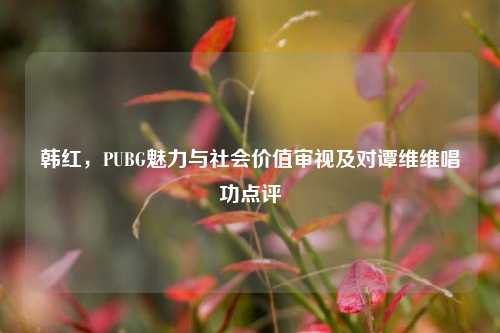 韩红，PUBG魅力与社会价值审视及对谭维维唱功点评