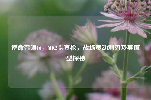 使命召唤16，MK2卡宾枪，战场灵动利刃及其原型探秘