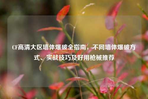 CF高清大区墙体爆破全指南,不同墙体爆破方式、实战技巧及好用枪械推荐