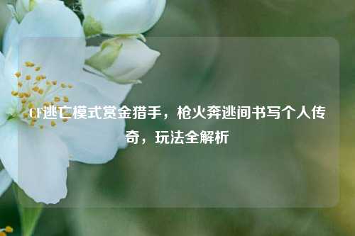 CF逃亡模式赏金猎手,枪火奔逃间书写个人传奇,玩法全解析