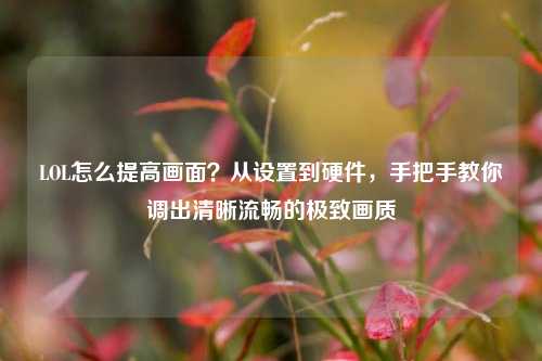 LOL怎么提高画面?从设置到硬件,手把手教你调出清晰流畅的极致画质