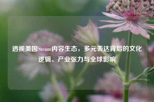 透视美国Steam内容生态，多元表达背后的文化逻辑、产业张力与全球影响