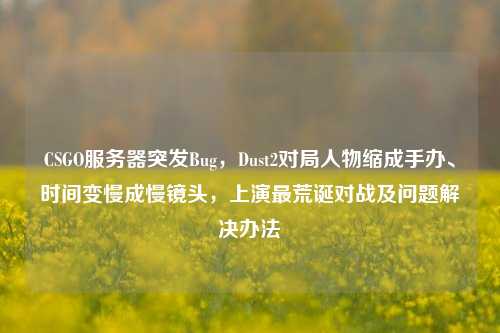 CSGO服务器突发Bug，Dust2对局人物缩成手办、时间变慢成慢镜头，上演最荒诞对战及问题解决办法