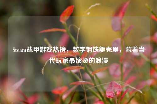 Steam战甲游戏热榜，数字钢铁躯壳里，藏着当代玩家最滚烫的浪漫