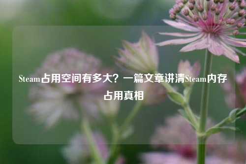 Steam占用空间有多大？一篇文章讲清Steam内存占用真相
