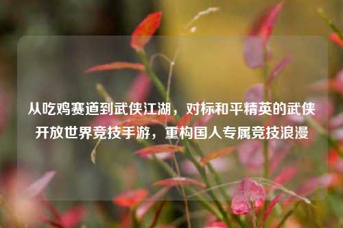 从吃鸡赛道到武侠江湖，对标和平精英的武侠开放世界竞技手游，重构国人专属竞技浪漫