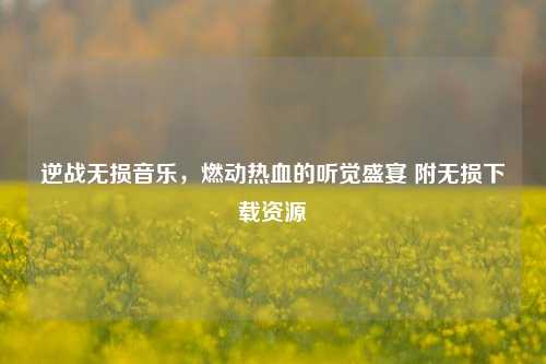 逆战无损音乐，燃动热血的听觉盛宴 附无损下载资源