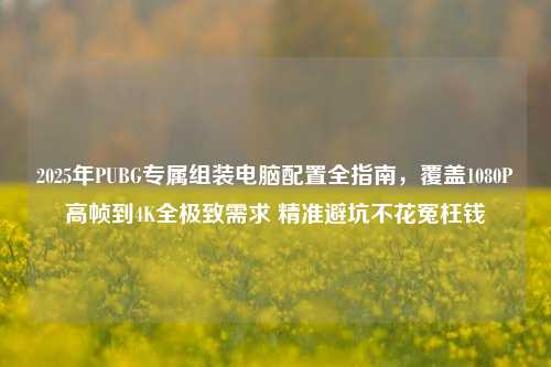 2025年PUBG专属组装电脑配置全指南，覆盖1080P高帧到4K全极致需求 精准避坑不花冤枉钱