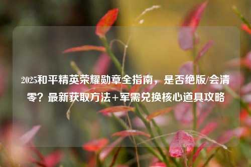 2025和平精英荣耀勋章全指南，是否绝版/会清零？最新获取方法+军需兑换核心道具攻略
