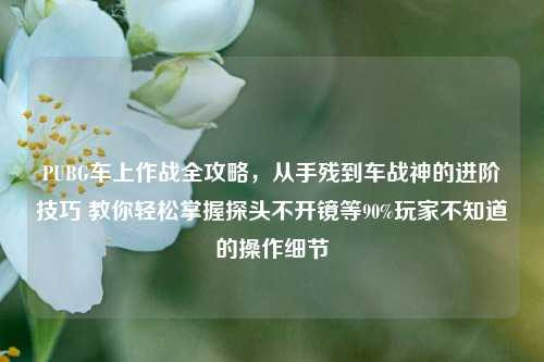 PUBG车上作战全攻略，从手残到车战神的进阶技巧 教你轻松掌握探头不开镜等90%玩家不知道的操作细节