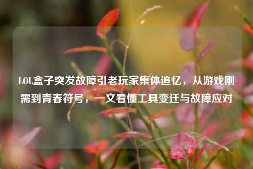LOL盒子突发故障引老玩家集体追忆，从游戏刚需到青春符号，一文看懂工具变迁与故障应对