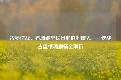 古堡逆战，石墙缝里长出的胜利曙光——逆战古堡惊魂剧情全解析