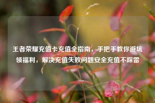 王者荣耀充值卡充值全指南，手把手教你避坑领福利，解决充值失败问题安全充值不踩雷