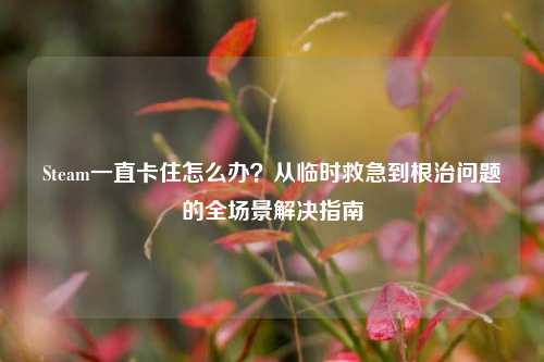 Steam一直卡住怎么办？从临时救急到根治问题的全场景解决指南