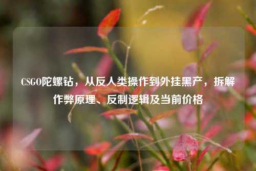 CSGO陀螺钻，从反人类操作到外挂黑产，拆解作弊原理、反制逻辑及当前价格