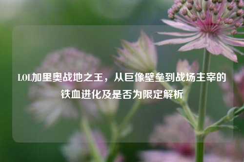 LOL加里奥战地之王,从巨像壁垒到战场主宰的铁血进化及是否为限定解析