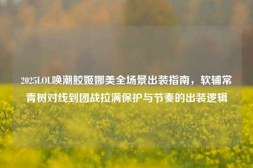 2025LOL唤潮鲛姬娜美全场景出装指南,软辅常青树对线到团战拉满保护与节奏的出装逻辑