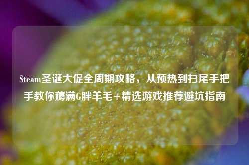 Steam圣诞大促全周期攻略，从预热到扫尾手把手教你薅满G胖羊毛+精选游戏推荐避坑指南