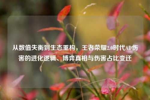 从数值失衡到生态重构，王者荣耀2.0时代AD伤害的进化逻辑、博弈真相与伤害占比变迁