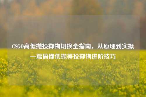 CSGO高低抛投掷物切换全指南，从原理到实操一篇搞懂低抛等投掷物进阶技巧