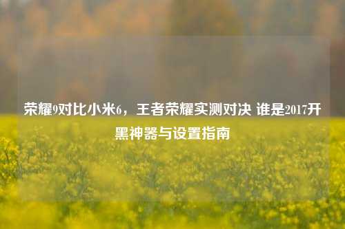 荣耀9对比小米6，王者荣耀实测对决 谁是2017开黑神器与设置指南