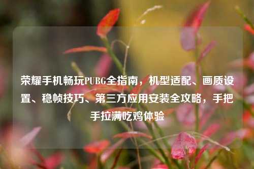 荣耀手机畅玩PUBG全指南，机型适配、画质设置、稳帧技巧、第三方应用安装全攻略，手把手拉满吃鸡体验