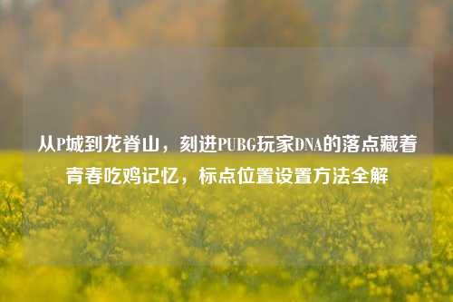从P城到龙脊山，刻进PUBG玩家DNA的落点藏着青春吃鸡记忆，标点位置设置方法全解