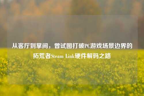 从客厅到掌间，曾试图打破PC游戏场景边界的拓荒者Steam Link硬件解码之路