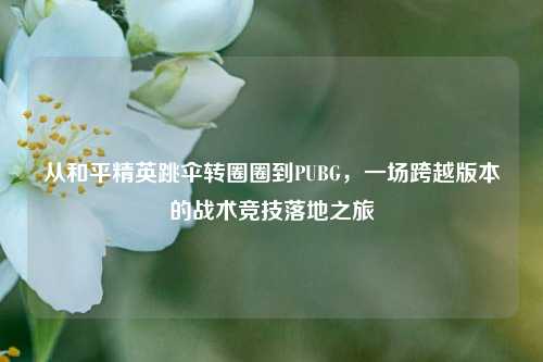 从和平精英跳伞转圈圈到PUBG,一场跨越版本的战术竞技落地之旅