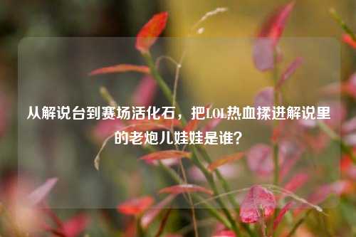 从解说台到赛场活化石，把LOL热血揉进解说里的老炮儿娃娃是谁？