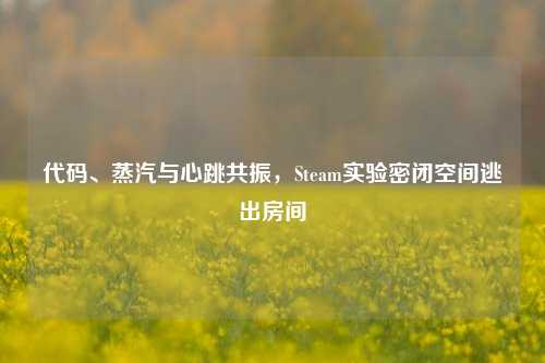 代码、蒸汽与心跳共振，Steam实验密闭空间逃出房间