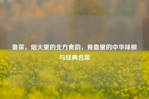 鲁菜,烟火里的北方食韵,骨血里的中华味根与经典名菜