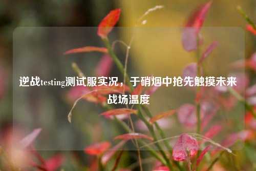 逆战testing测试服实况,于硝烟中抢先触摸未来战场温度